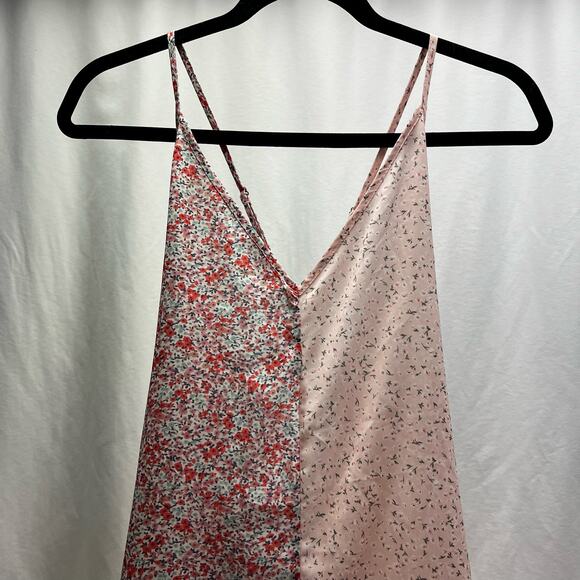 Cider Maxi Slip Dress Two Tone Pink Floral NWT Women's Size XS - Picture 4 of 6